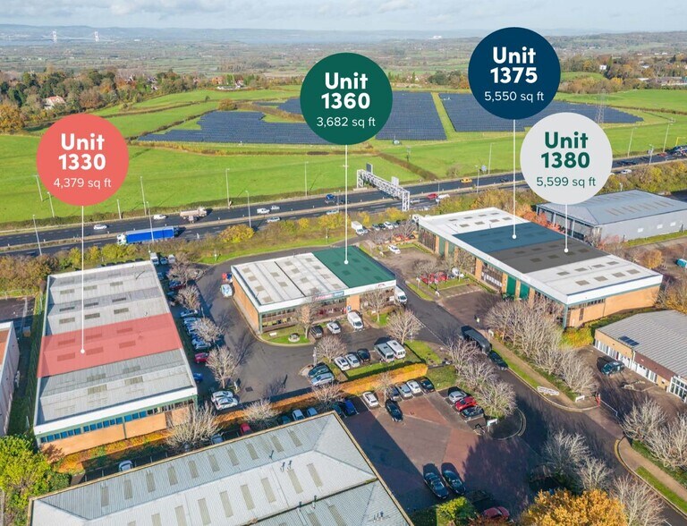 Park Ave, Almondsbury for lease - Aerial - Image 3 of 3