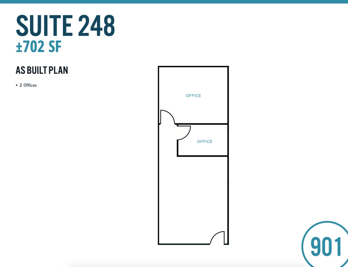 901 Campisi Way, Campbell, CA for lease Floor Plan- Image 1 of 1