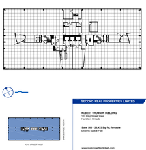 100, 110, and 120 King St W, Hamilton, ON for lease Floor Plan- Image 1 of 1