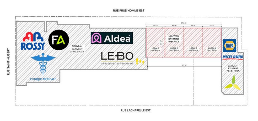 91-105 St Lachapelle E, Saint-remi, QC for lease - Floor Plan - Image 3 of 3
