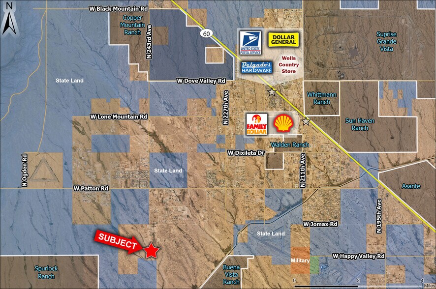 Frontier St, Wittmann, AZ for sale - Aerial - Image 3 of 13