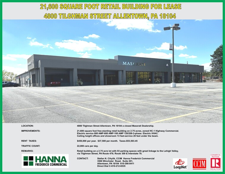 4800 W Tilghman St, Allentown, PA for lease - Building Photo - Image 1 of 2