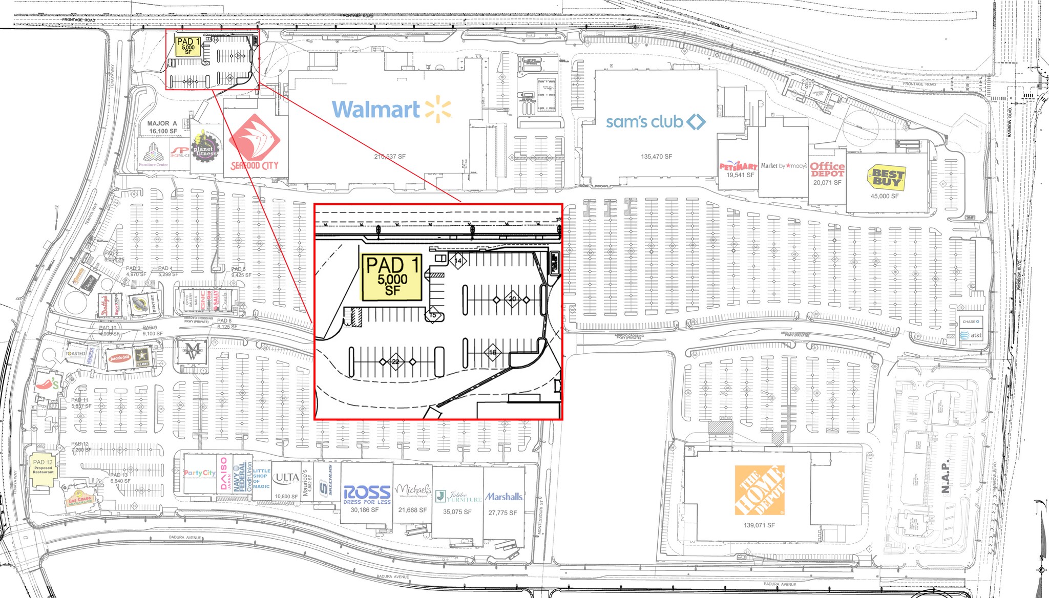 Roy Horn Way way, Las Vegas, NV for lease Site Plan- Image 1 of 2