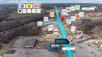 904 US-72, Corinth, MS - AERIAL  map view