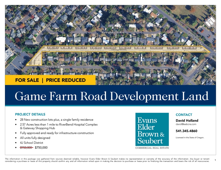 Game Farm Rd Development Land, Springfield, OR for sale - Building Photo - Image 2 of 10