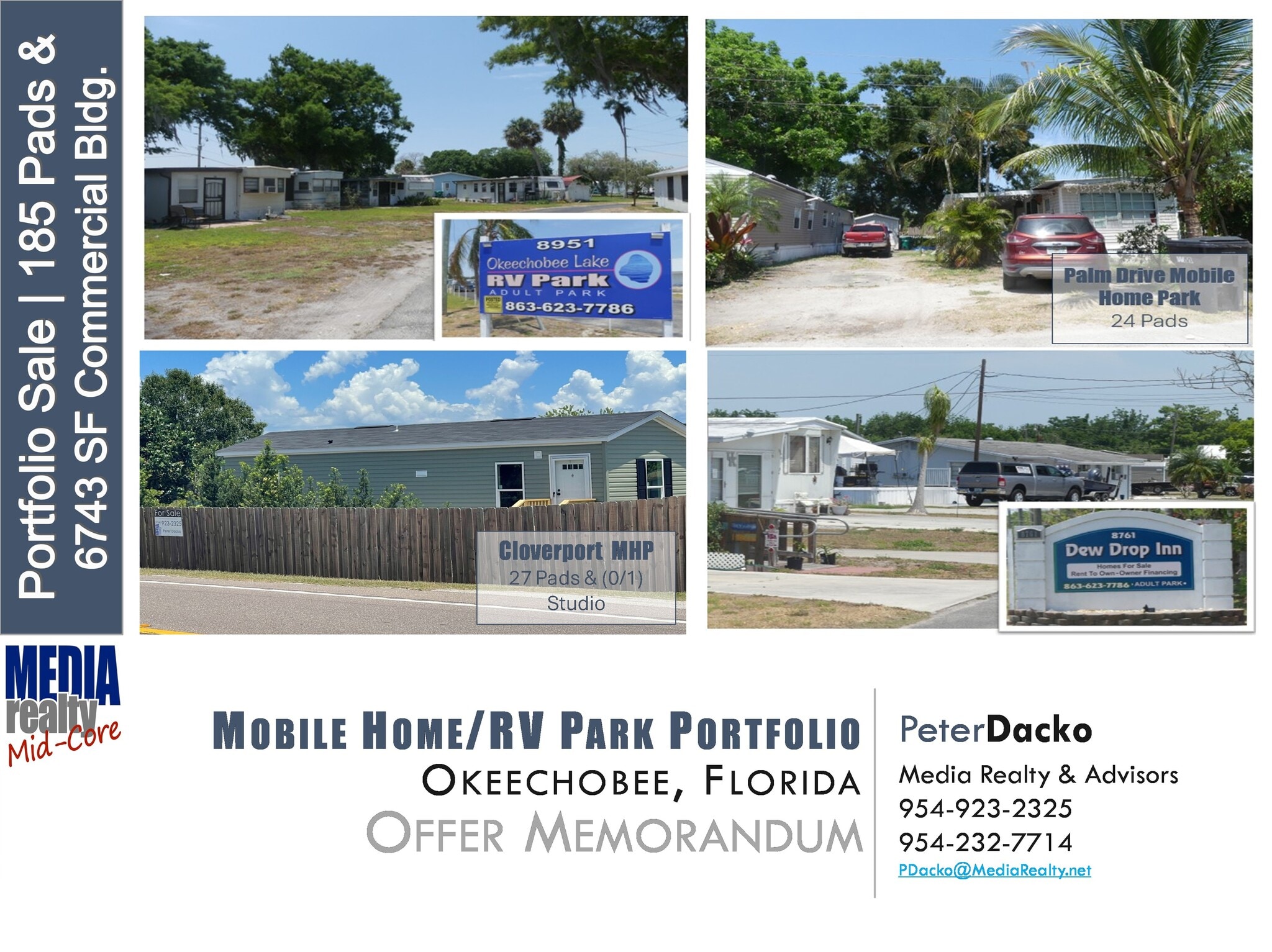 Okeechobee MHP/RV 175 Unit Portfolio portfolio of 4 properties for sale on LoopNet.com Primary Photo- Image 1 of 15