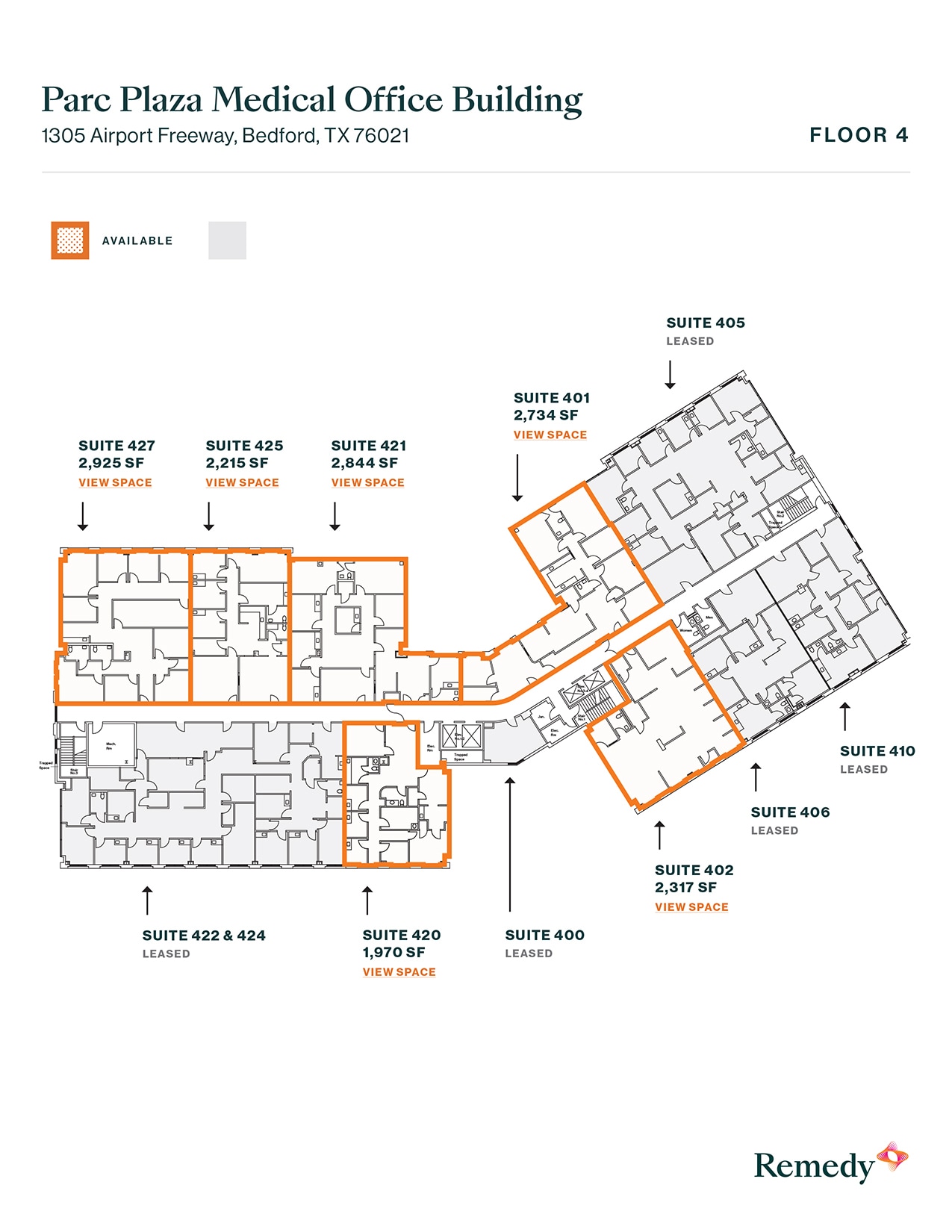 1305 Airport Fwy, Bedford, TX for lease Floor Plan- Image 1 of 3