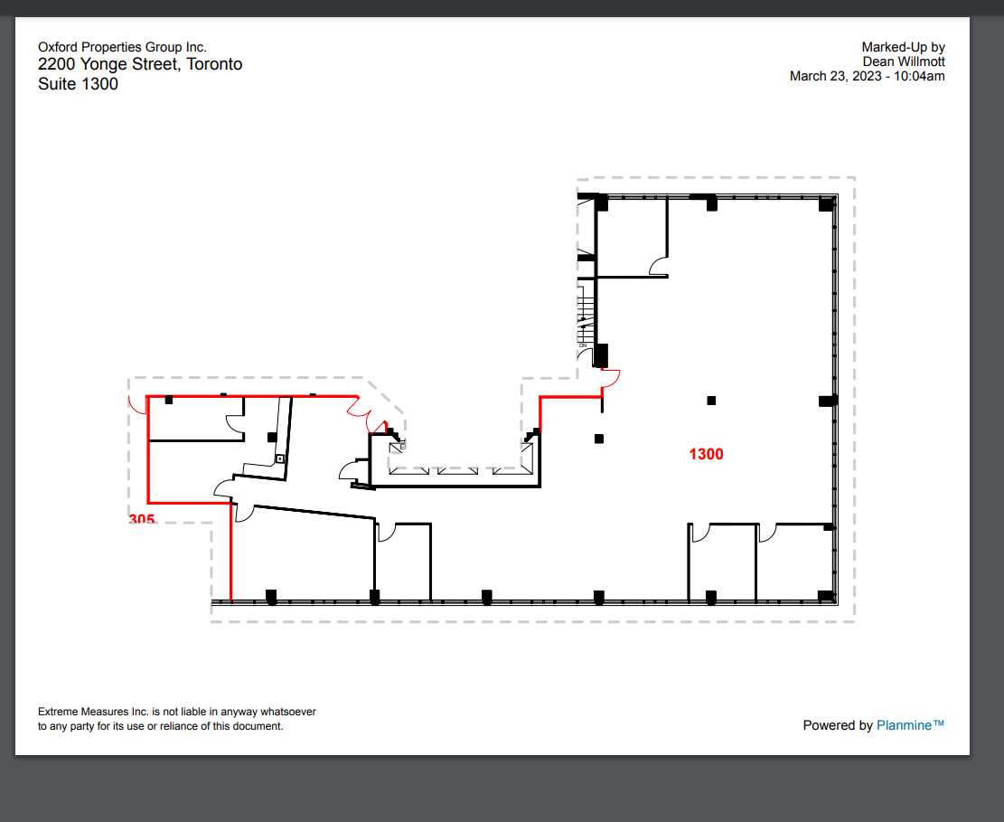 2200 Yonge St, Toronto, ON for lease Floor Plan- Image 1 of 1