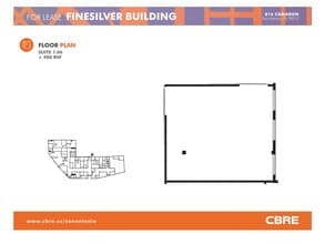 816 Camaron St, San Antonio, TX for lease Floor Plan- Image 1 of 1
