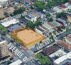 4602 Avenue D, Brooklyn, NY - aerial  map view