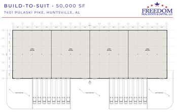 7401 Pulaski Pike, Toney, AL for lease Floor Plan- Image 2 of 4