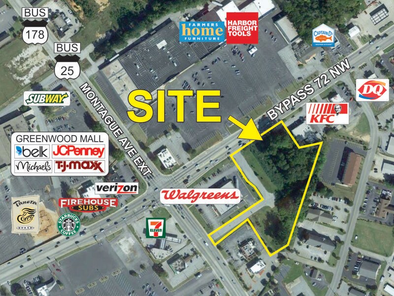 ByPass 72 NE, Greenwood, SC 29648