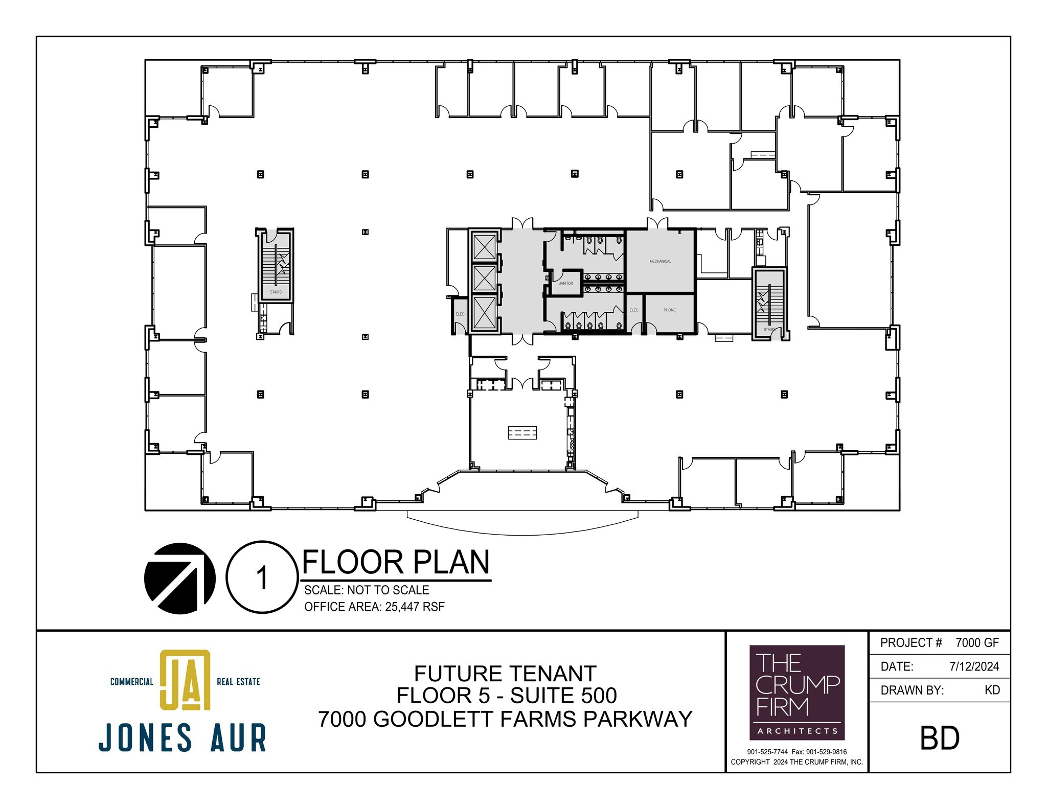 7000 Goodlett Farms Pky, Cordova, TN for lease Site Plan- Image 1 of 8