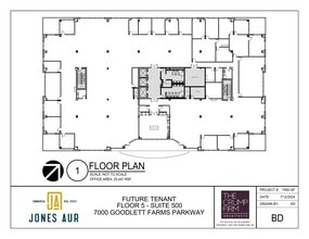 7000 Goodlett Farms Pky, Cordova, TN for lease Site Plan- Image 1 of 8