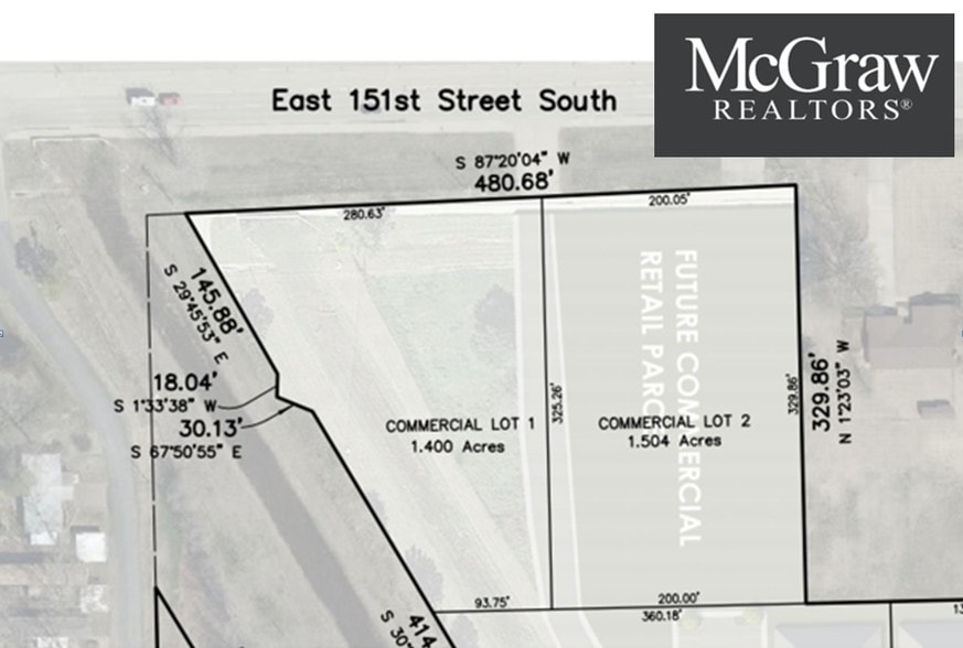 151st St, Bixby, OK for sale - Plat Map - Image 2 of 2