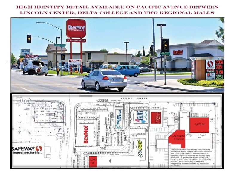 6231-6255 Pacific Ave, Stockton, CA for lease - Building Photo - Image 2 of 7