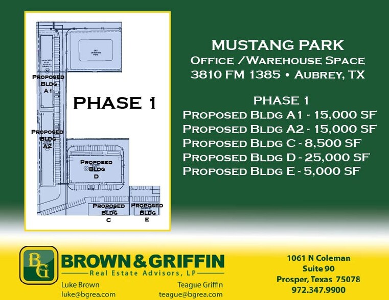 3810 FM 1385, Aubrey, TX for lease - Site Plan - Image 3 of 4