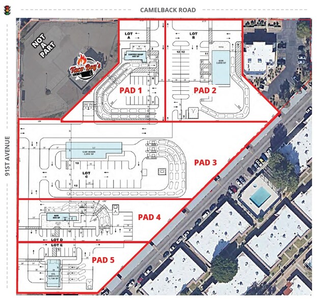 SEC Camelback Rd & 91st Ave, Phoenix, AZ for sale - Site Plan - Image 2 of 3