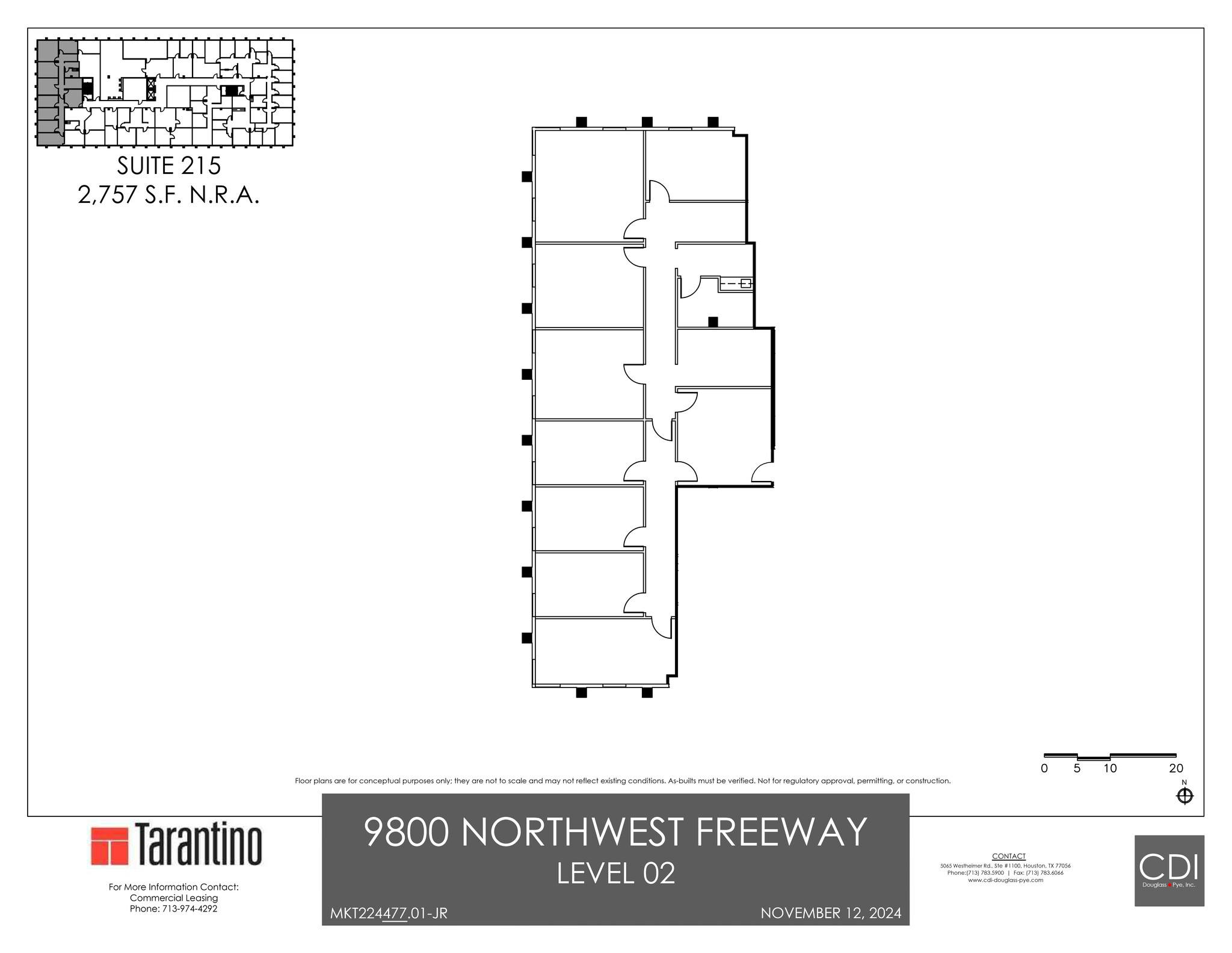 9800 Northwest Fwy, Houston, TX for lease Site Plan- Image 1 of 1