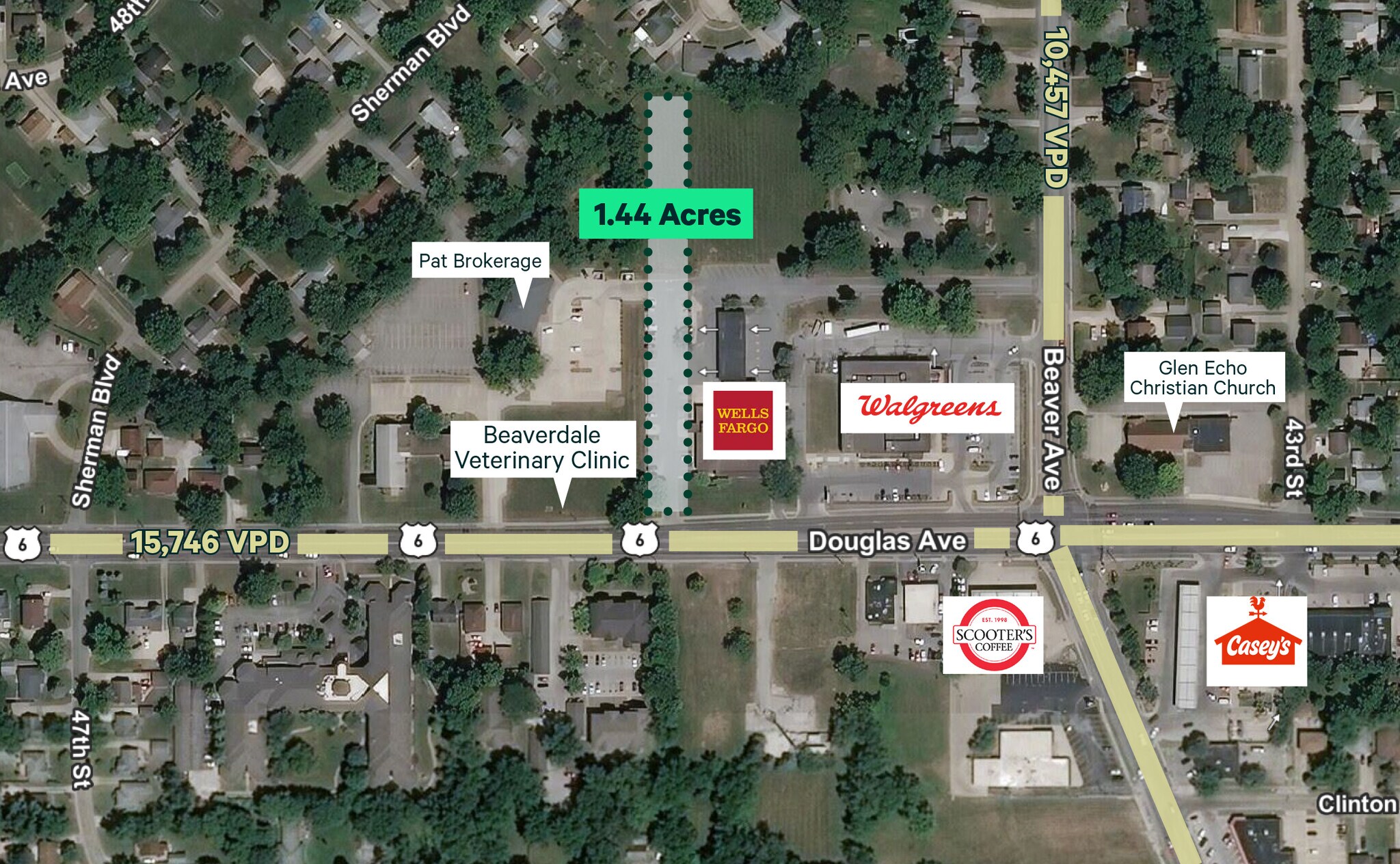 4521 Douglas ave, Des Moines, IA for sale Site Plan- Image 1 of 2