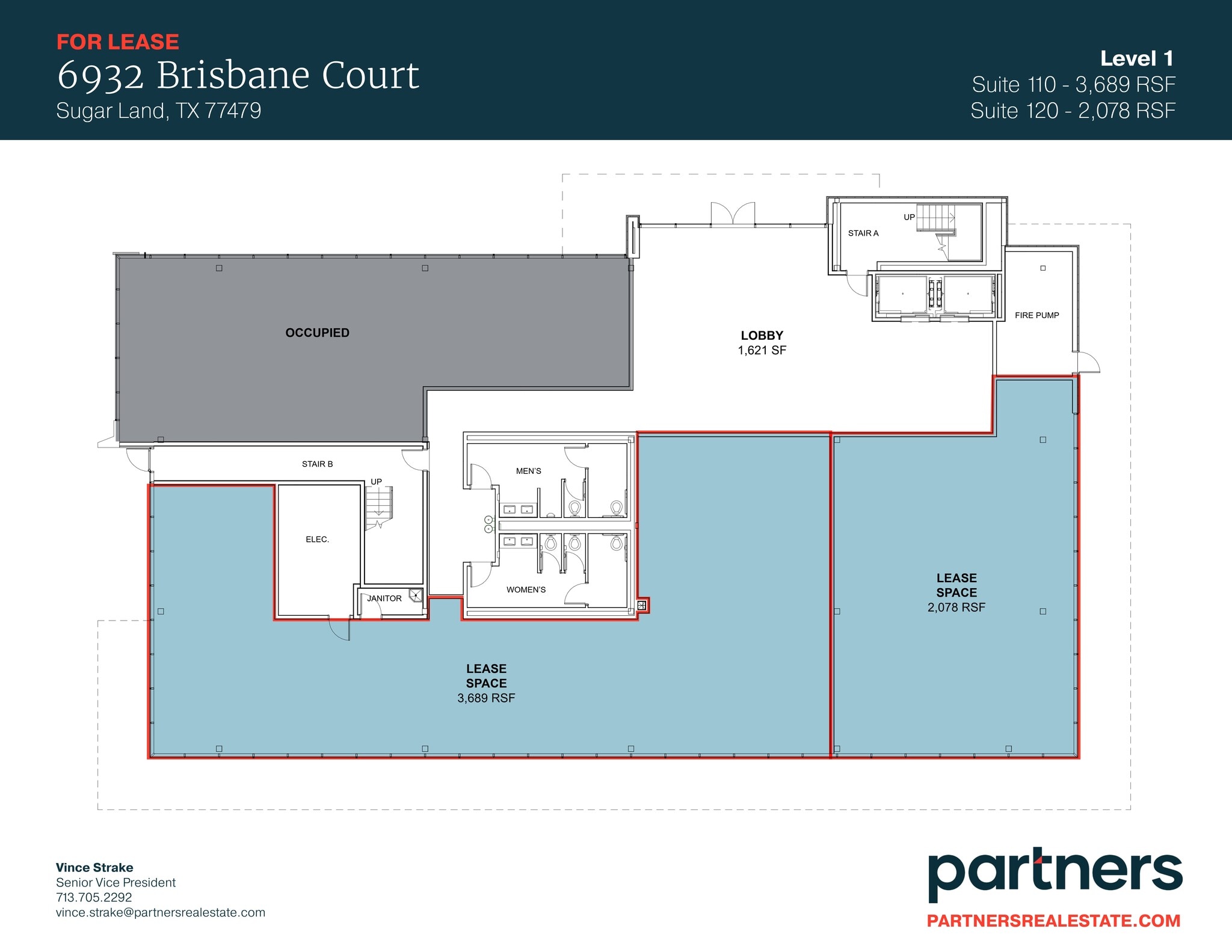 6932 Brisbane ct, Sugar Land, TX for lease Site Plan- Image 1 of 1