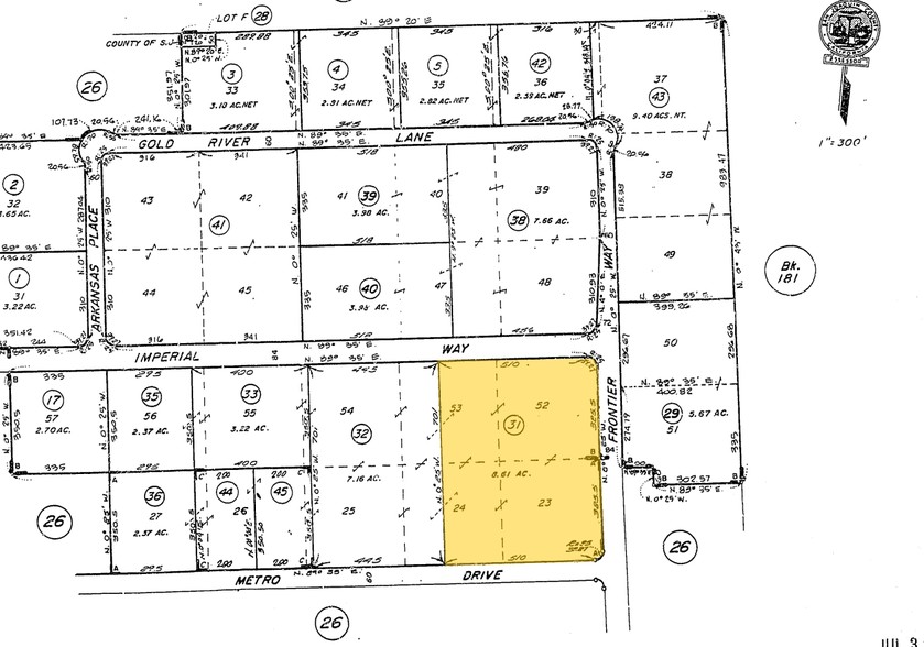 4747 Frontier Way, Stockton, CA for lease - Plat Map - Image 3 of 17