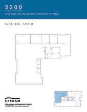 2200 Post Oak Blvd, Houston, TX for lease Floor Plan- Image 1 of 1