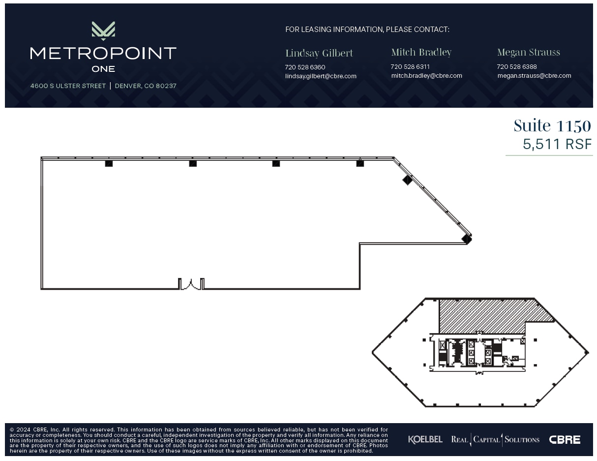 4600 S Ulster St, Denver, CO for lease Floor Plan- Image 1 of 1