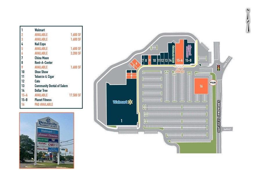 709 S Broadway, Pennsville, NJ for lease - Site Plan - Image 2 of 7