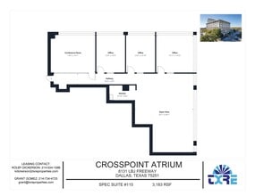 8131 Lyndon B Johnson Fwy, Dallas, TX for lease Floor Plan- Image 1 of 1
