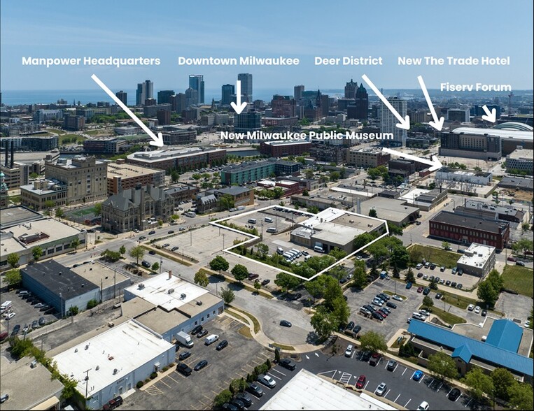 424 W Cherry St, Milwaukee, WI for lease - Aerial - Image 3 of 6