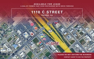 1110 C St, Fresno CA - Drive Through Restaurant
