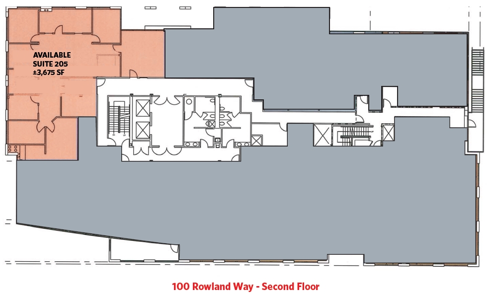 100 Rowland Way, Novato, CA for lease Floor Plan- Image 1 of 1