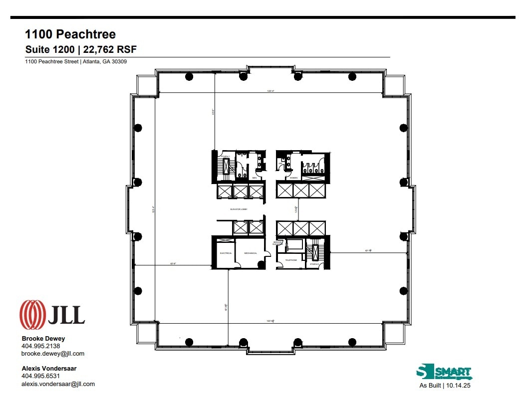 1100 Peachtree St NE, Atlanta, GA for lease Floor Plan- Image 1 of 1