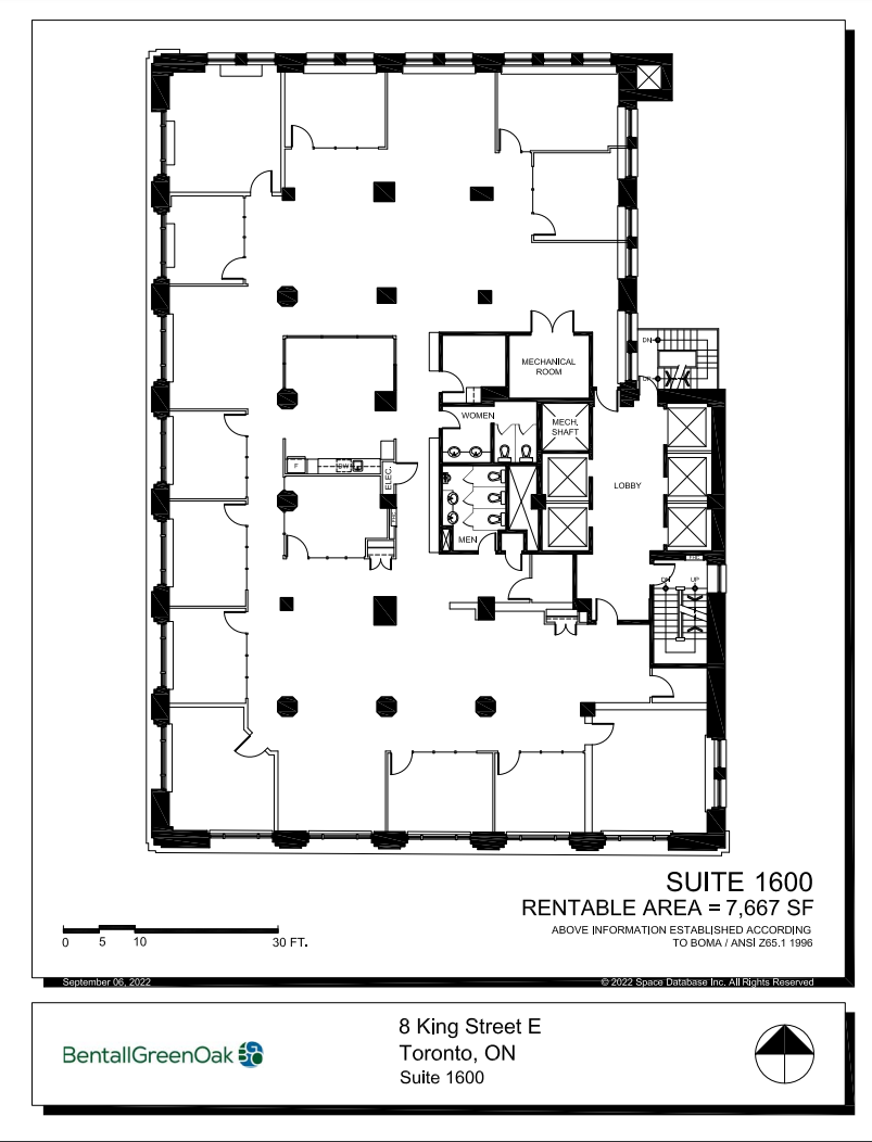 8 King St E, Toronto, ON for lease Floor Plan- Image 1 of 1