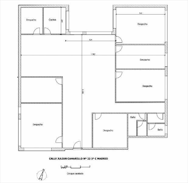 Calle De Julián Camarillo, 23, Madrid, MAD 28037 - Unit Puerta B y C -  - Floor Plan - Image 1 of 3