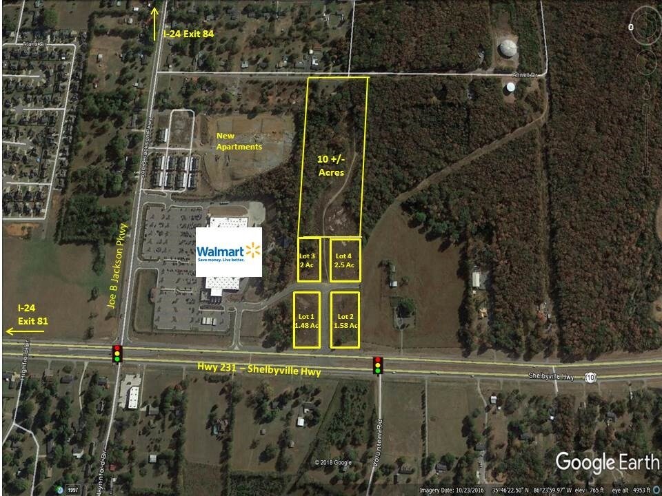 Hwy 231 & Tiger Hill, Murfreesboro, TN for sale Building Photo- Image 1 of 1