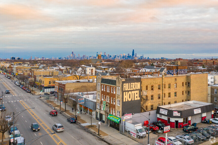 3919-3921 W Fullerton Ave, Chicago, IL for sale - Aerial - Image 3 of 4