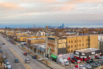 3919-3921 W Fullerton Ave, Chicago, IL - aerial  map view