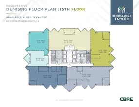 801 K St, Sacramento, CA for lease Floor Plan- Image 2 of 2