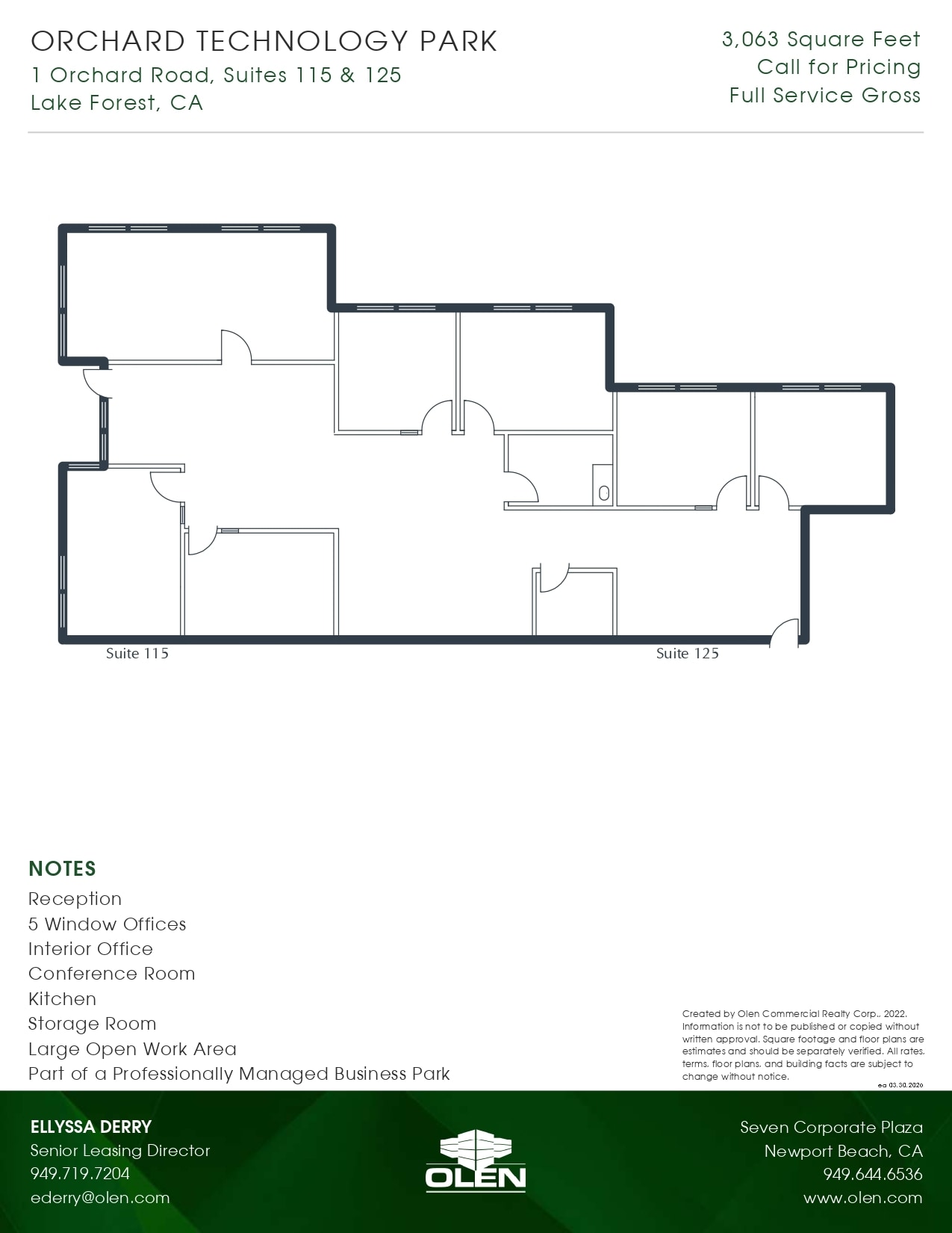 1-13 Orchard Rd, Lake Forest, CA for lease Floor Plan- Image 1 of 1