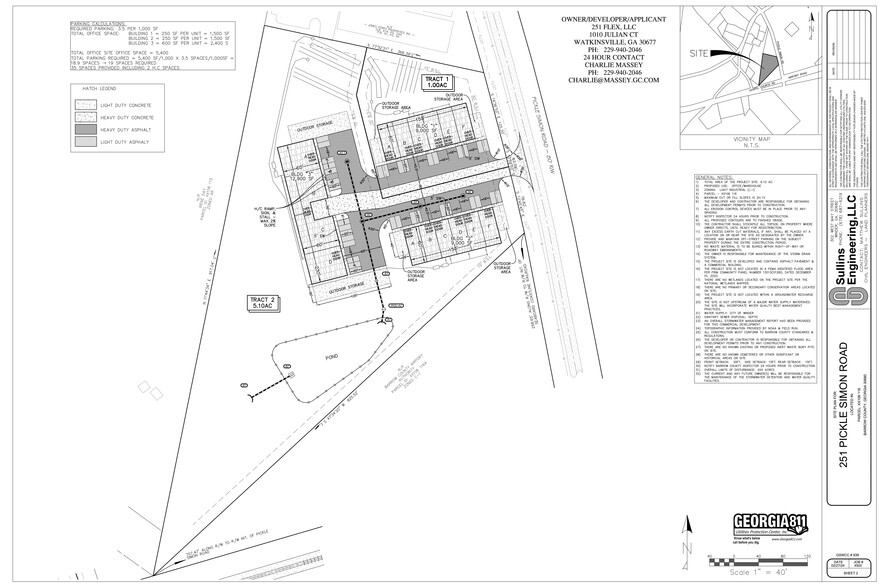 251 Picklesimon Rd, Winder, GA for sale - Site Plan - Image 3 of 3