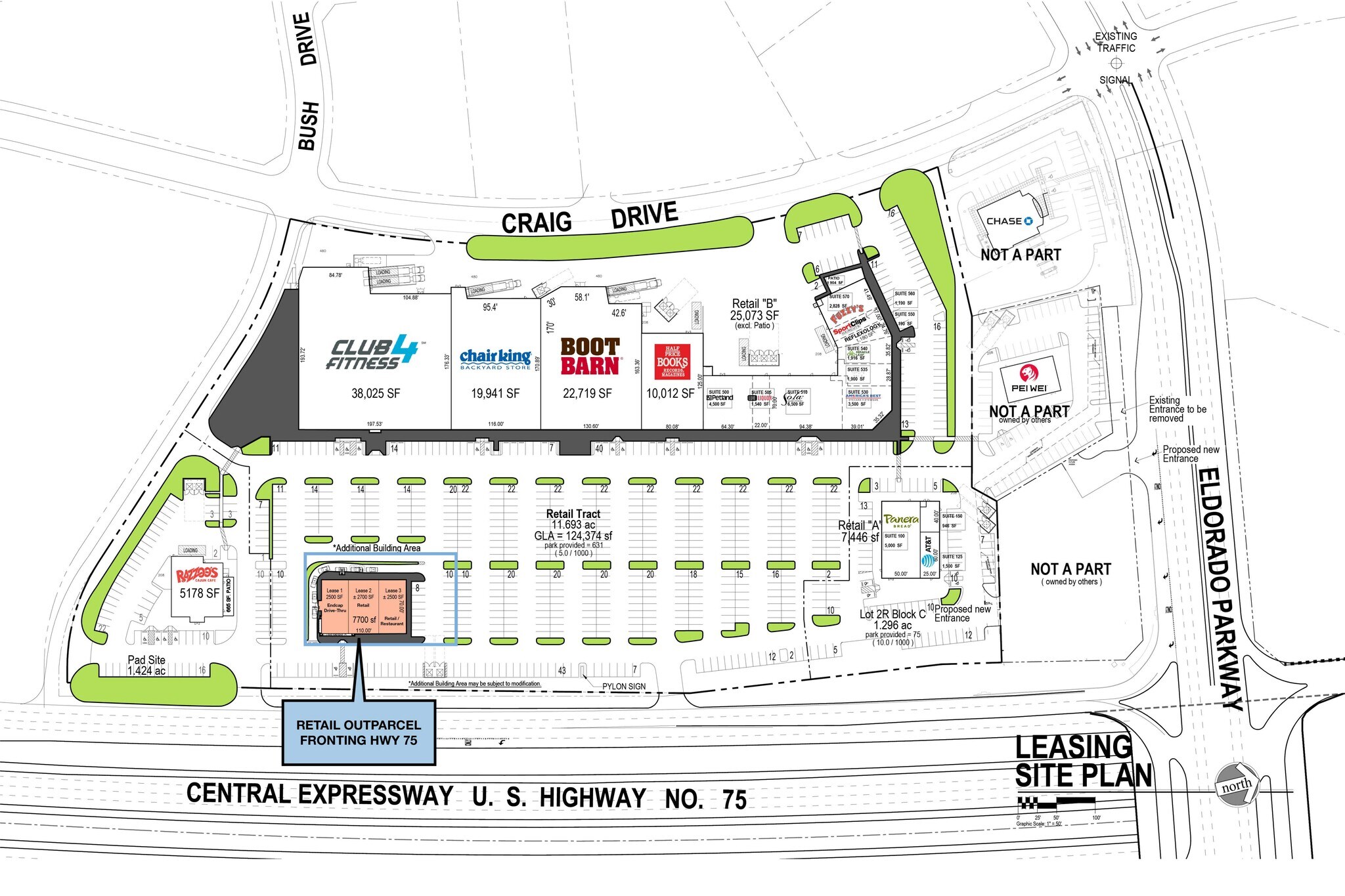 3190 S Central Expy, McKinney, TX for lease Site Plan- Image 1 of 3