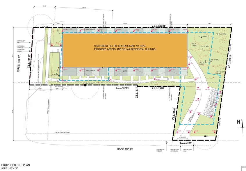 1239 Forest Hill Rd, Staten Island, NY for sale - Site Plan - Image 2 of 6