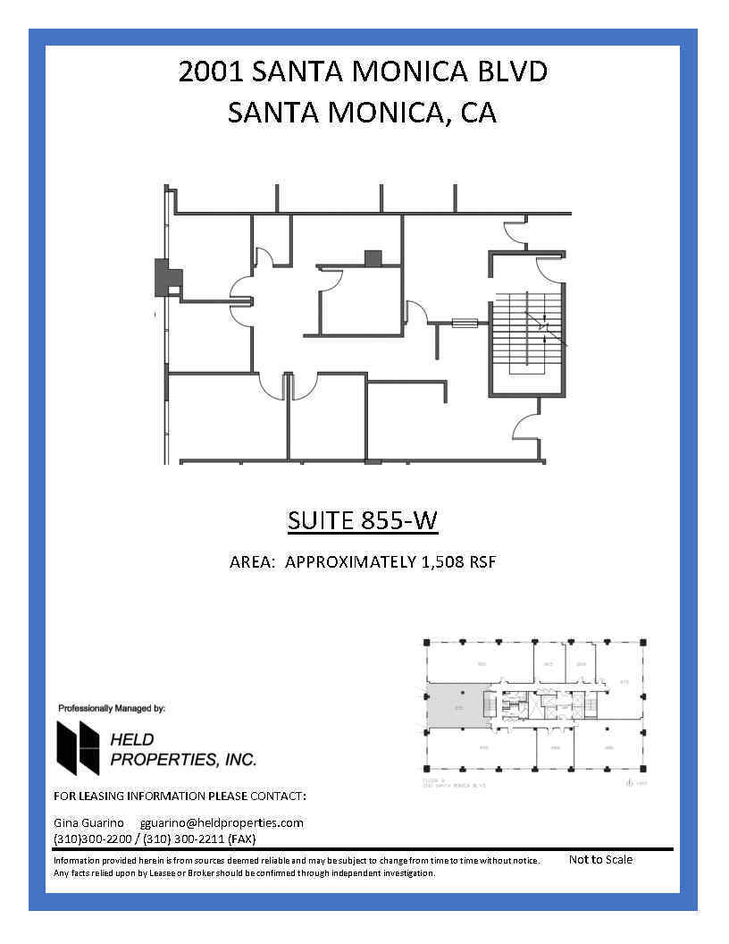 2021 Santa Monica Blvd, Santa Monica, CA for lease Site Plan- Image 1 of 1