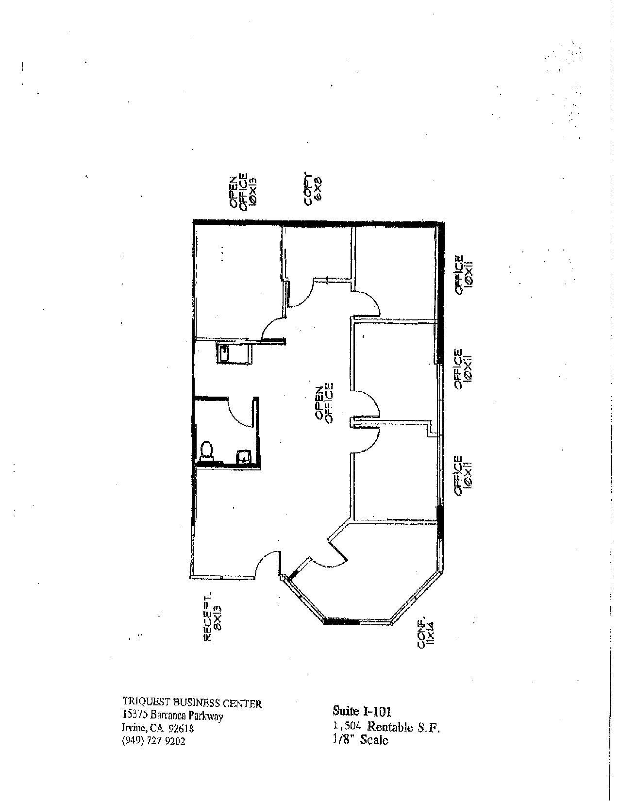 15375 Barranca Pky, Irvine, CA for lease Floor Plan- Image 1 of 1