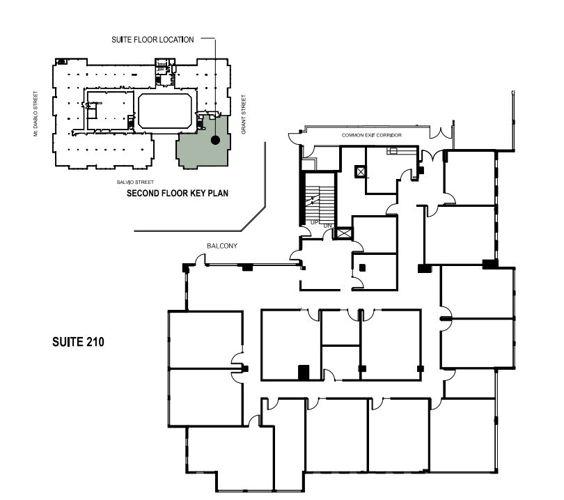 2151 Salvio St, Concord, CA for lease Floor Plan- Image 1 of 1