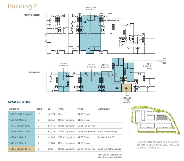 1603-1765 S Main St, Milpitas, CA for lease Floor Plan- Image 1 of 1