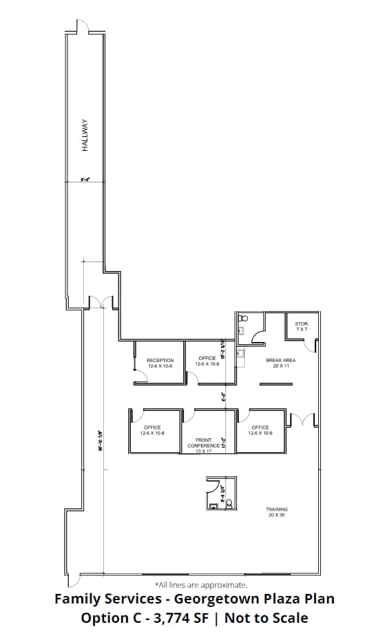 505 W University Ave, Georgetown, TX for lease Floor Plan- Image 1 of 1