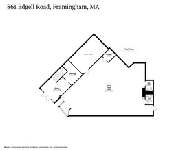 861 Edgell Rd, Framingham, MA for lease Floor Plan- Image 1 of 7